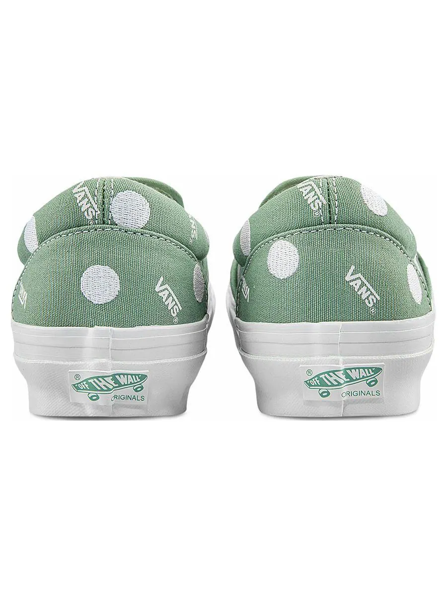 Кеды Vans OG Classic Slip-On LX 'Polka Dot - Green' — изображение 5 из 5, зеленый