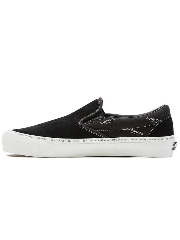 Кроссовки vault x goodhood og classic slipon lx black Vans — изображение 2 из 4, черный