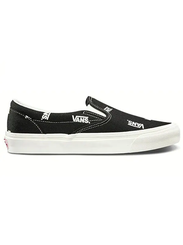 Кроссовки og slip-on lx 'multi-logo black' Vans — изображение 2 из 4, черный