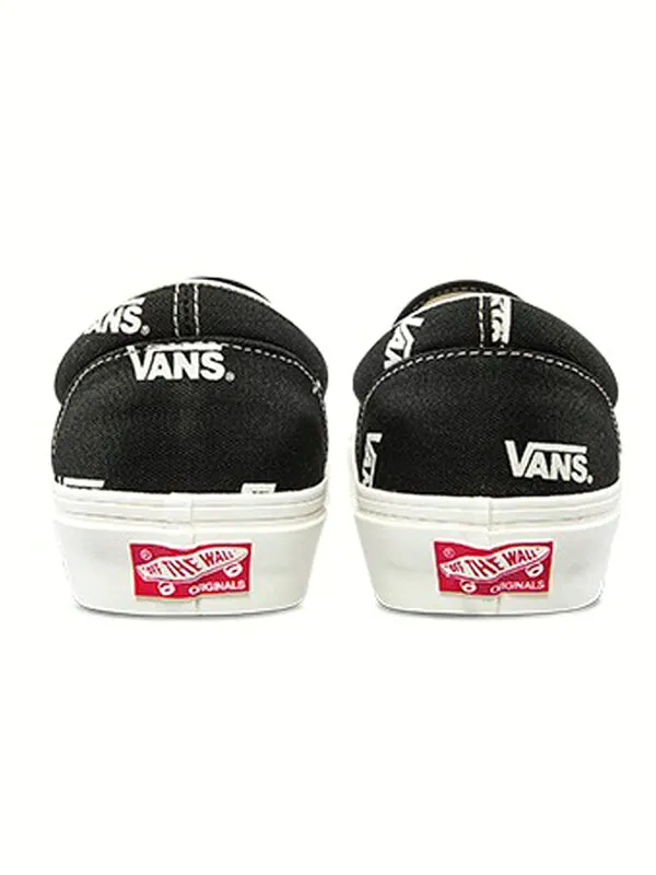 Кроссовки og slip-on lx 'multi-logo black' Vans — изображение 4 из 4, черный
