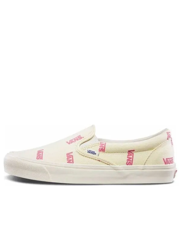 Кроссовки classic slip-on lx canvas 'multi logo rutabaga' Vans — изображение 1 из 4, белый