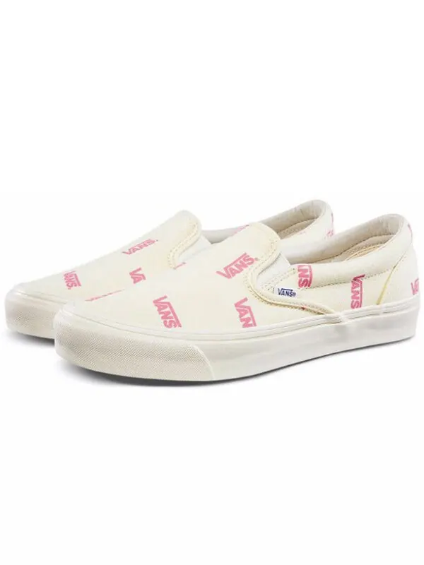 Кроссовки classic slip-on lx canvas 'multi logo rutabaga' Vans — изображение 2 из 4, белый