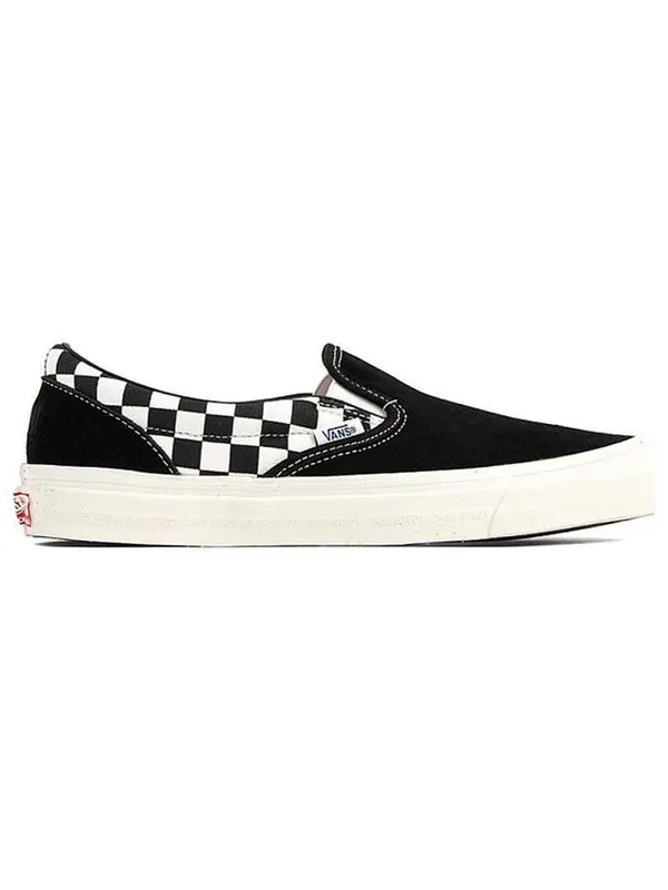 Кроссовки modernica x og classic slip-on lx 'checkerboard' Vans — изображение 2 из 4, черный / белый