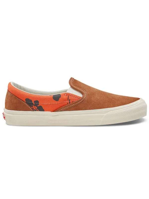 Кроссовки modernica x og classic slip-on lx 'hawaiian' Vans — изображение 2 из 4, коричневый/белый