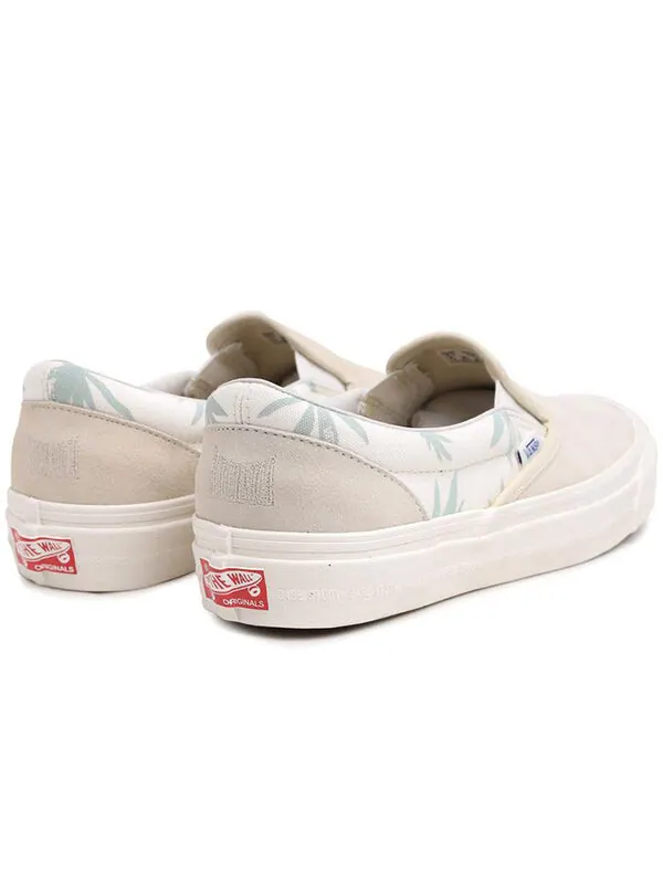 Кроссовки modernica x og classic slip-on lx 'palm leaf' Vans — изображение 2 из 4, белый