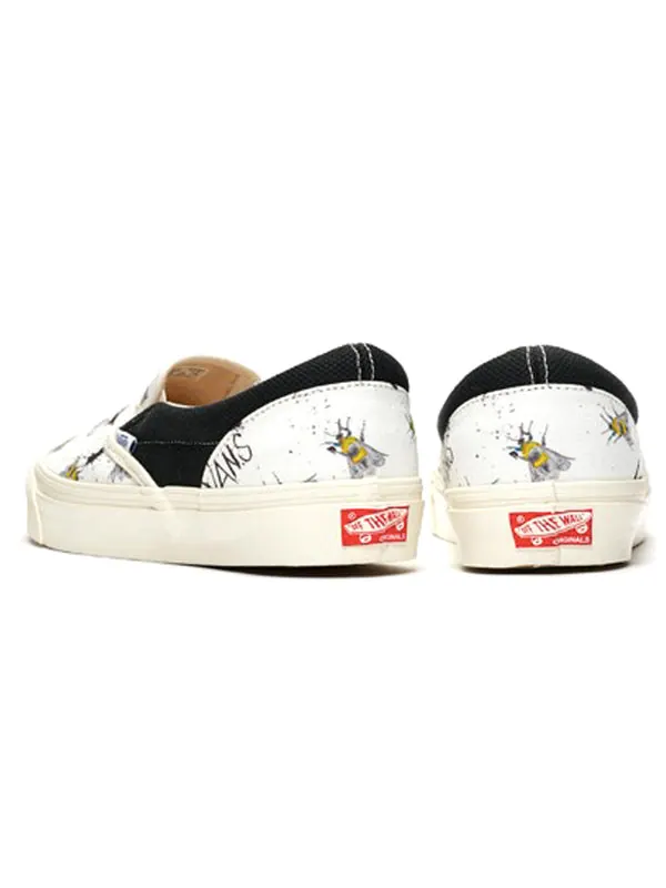 Кроссовки ralph steadman x og classic slip-on lx 'bee' Vans — изображение 3 из 4, белый