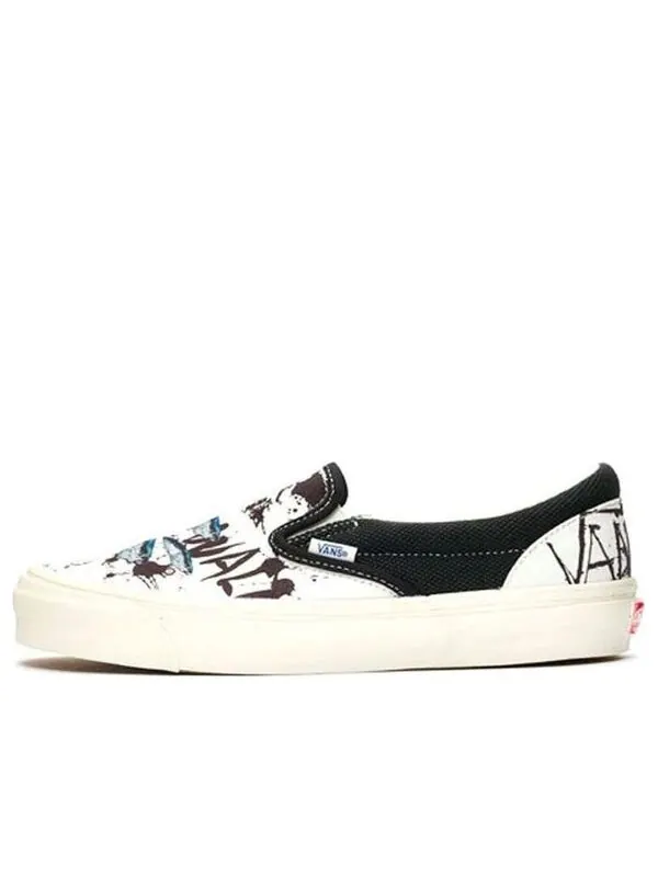 Кроссовки ralph steadman x og classic slip-on lx 'blue tuna' Vans — изображение 1 из 4, белый