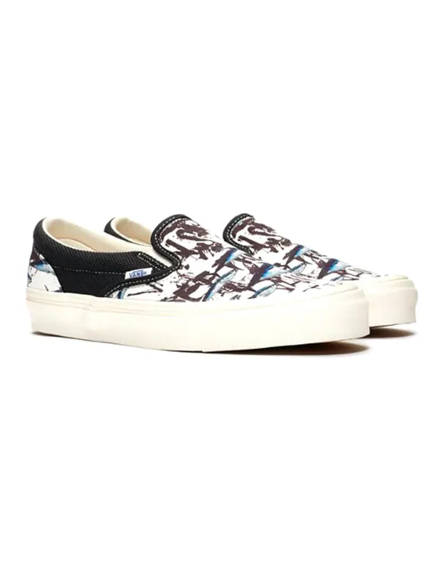 Кроссовки ralph steadman x og classic slip-on lx 'blue tuna' Vans — изображение 2 из 4, белый