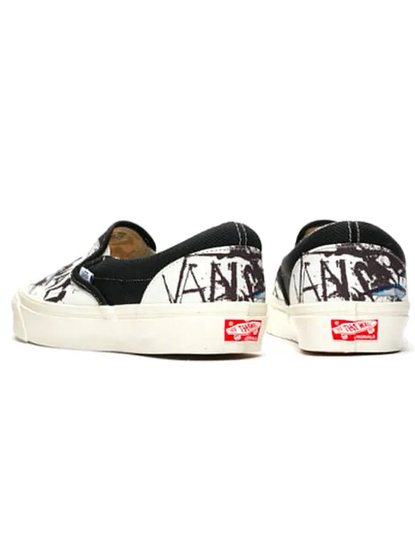 Кроссовки ralph steadman x og classic slip-on lx 'blue tuna' Vans — изображение 3 из 4, белый