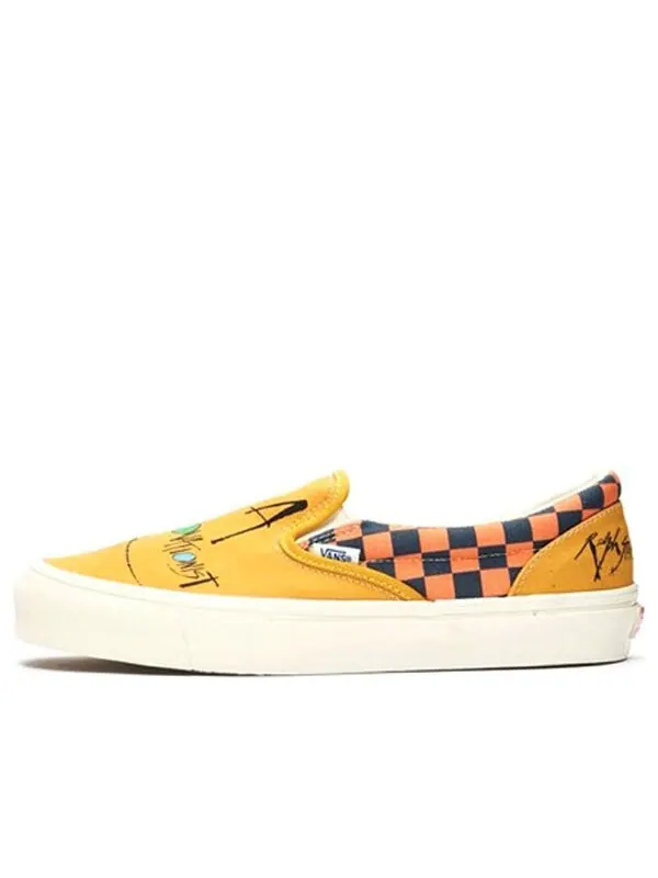 Кроссовки ralph steadman x og classic slip-on lx 'gonzovationist' Vans — изображение 1 из 3, желтый