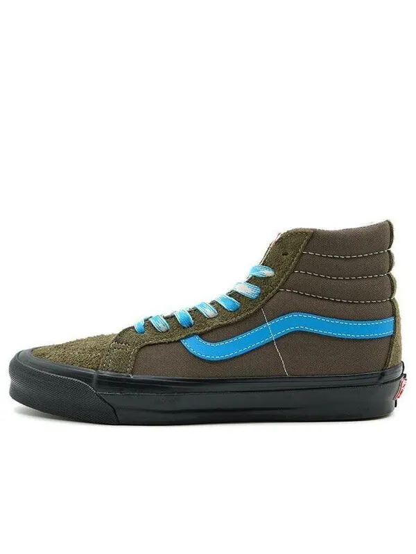 Кроссовки og sk8-hi lx 'hairy suede - canteen' Vans — изображение 1 из 4, темный зеленый