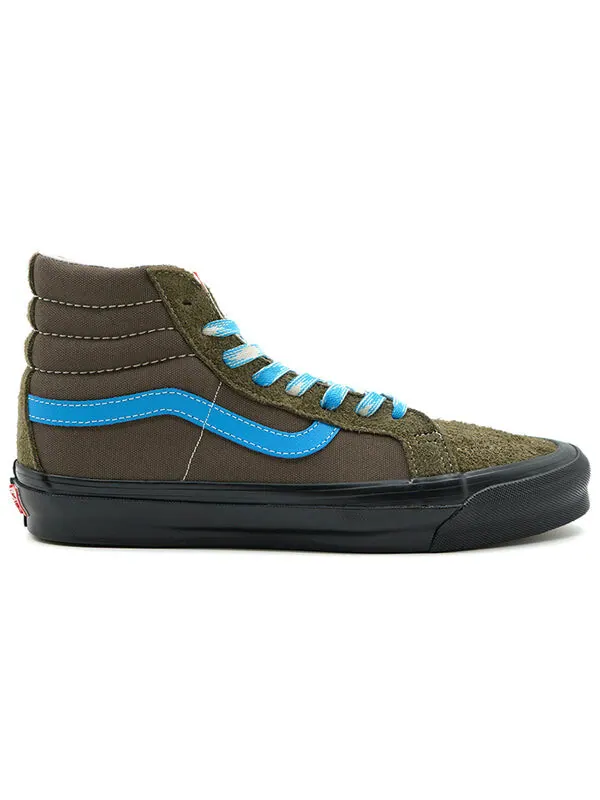 Кроссовки og sk8-hi lx 'hairy suede - canteen' Vans — изображение 2 из 4, темный зеленый