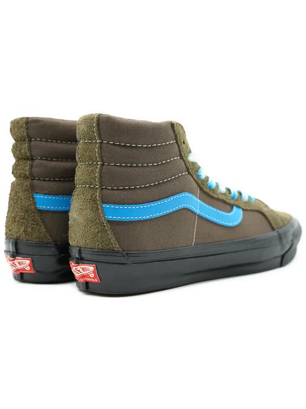 Кроссовки og sk8-hi lx 'hairy suede - canteen' Vans — изображение 4 из 4, темный зеленый