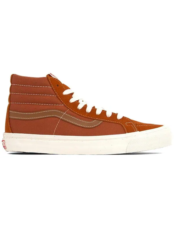 Кроссовки og sk8-hi lx 'rust' Vans — изображение 2 из 4, оранжевый/белый
