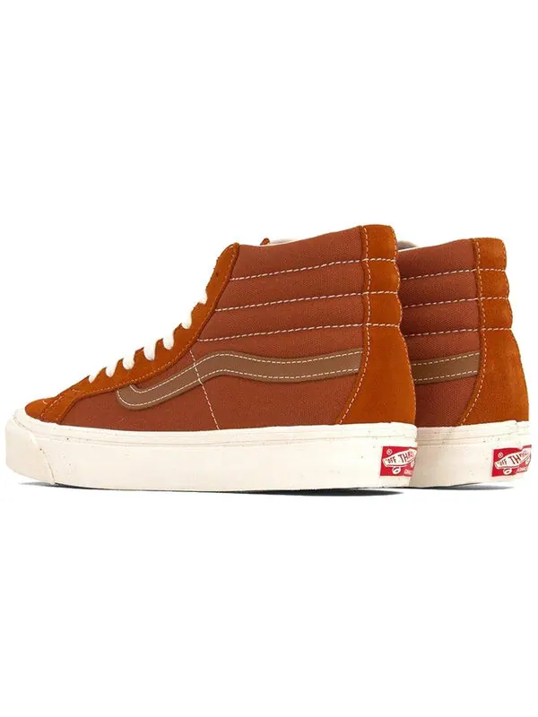 Кроссовки og sk8-hi lx 'rust' Vans — изображение 4 из 4, оранжевый/белый