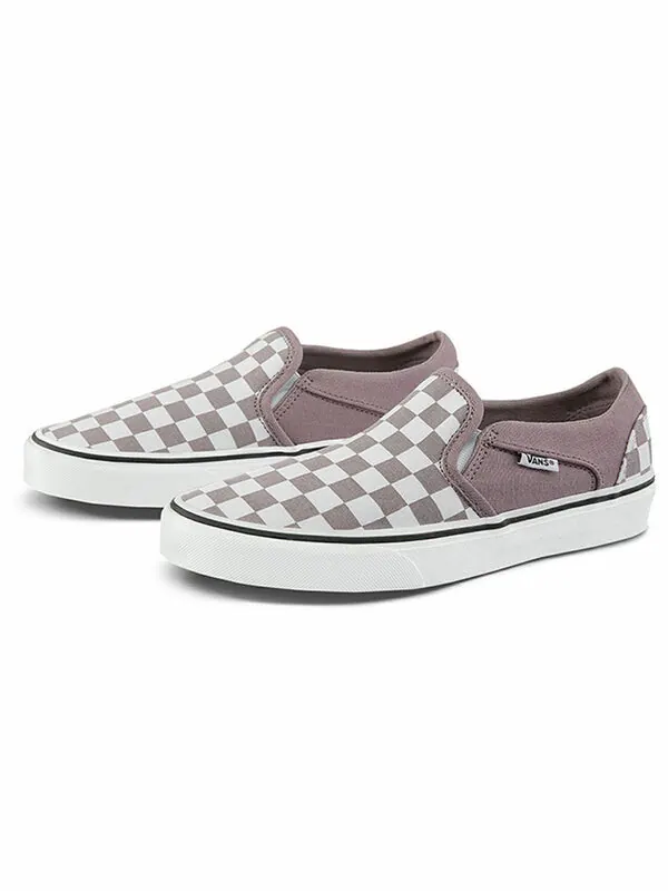 Кроссовки asher checkerboard 'gray white' Vans — изображение 2 из 4, серый/белый