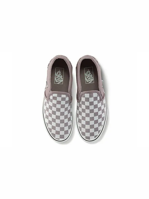 Кроссовки asher checkerboard 'gray white' Vans — изображение 3 из 4, серый/белый