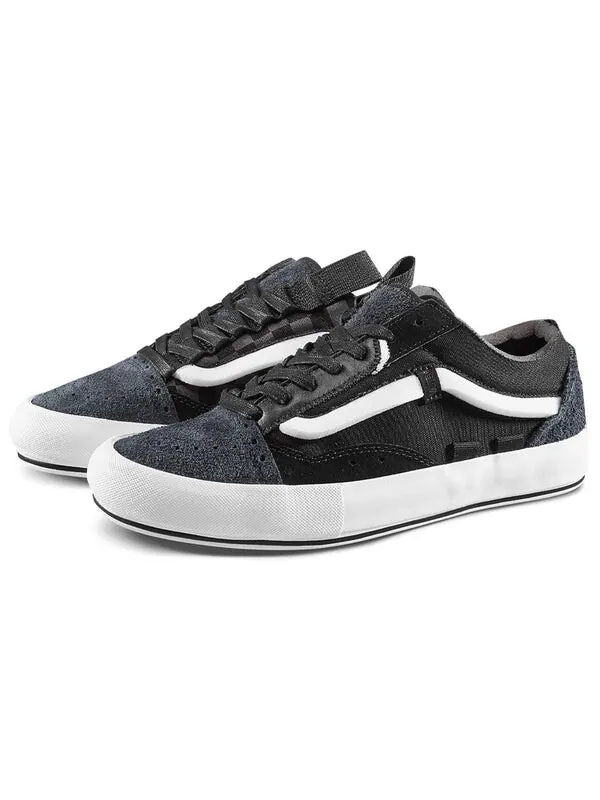 Кроссовки Vans Old Skool Cap Regrind Black White — изображение 2 из 4, черный