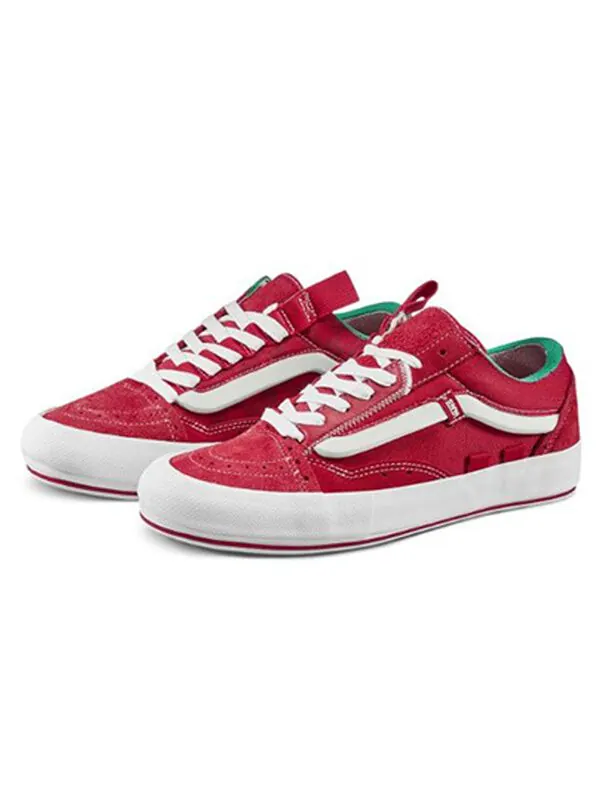 Кроссовки Vans Old Skool Cap LX 'Regrind' — изображение 2 из 4, красный/белый