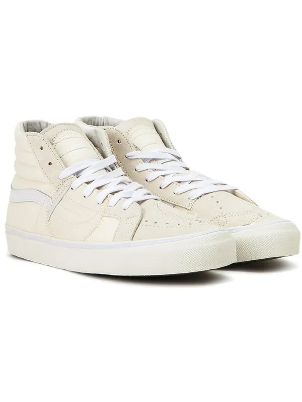 Кроссовки sk8-hi bricolage cream white Vans — изображение 3 из 4, белый