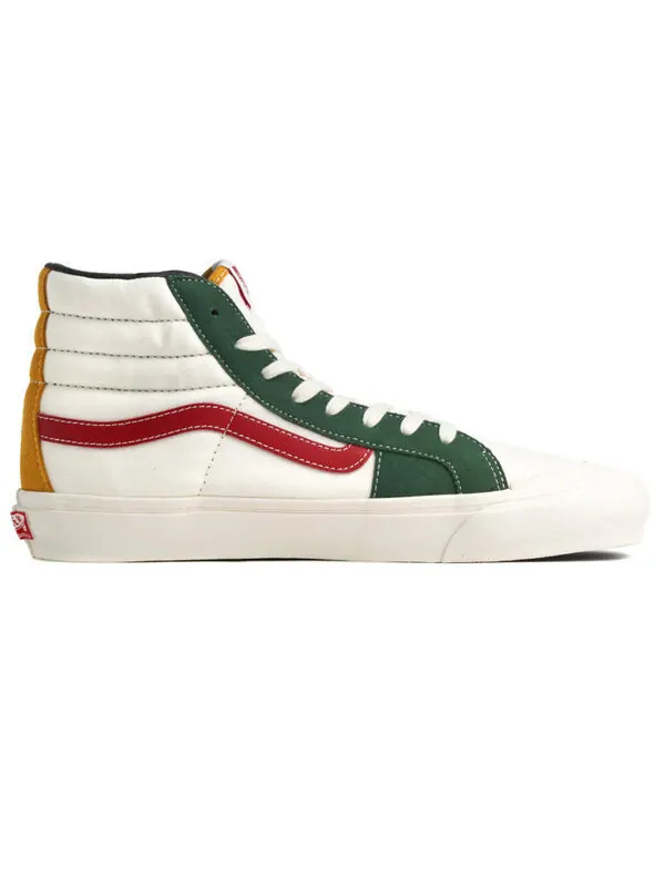 Кроссовки vault og style 138 lx 'green white' Vans — изображение 2 из 4, зеленый/белый