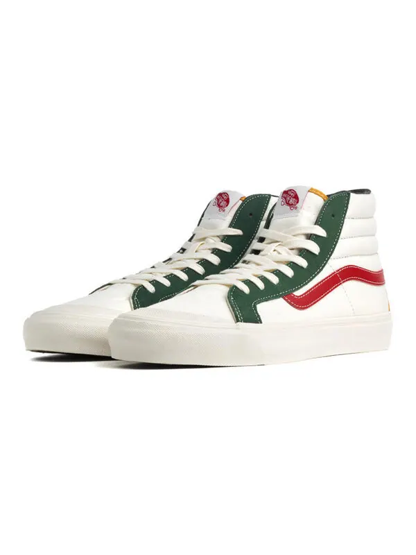 Кроссовки vault og style 138 lx 'green white' Vans — изображение 3 из 4, зеленый/белый