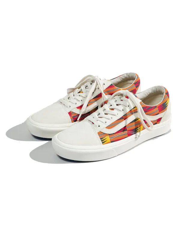 Кроссовки union x old skool 'kente cloth' Vans — изображение 3 из 4, красный/белый