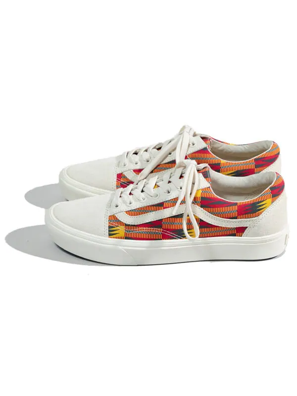 Кроссовки union x old skool 'kente cloth' Vans — изображение 4 из 4, красный/белый