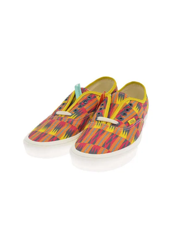 Кроссовки union x comfycush authent 'red yellow' Vans — изображение 2 из 4, красный/желтый