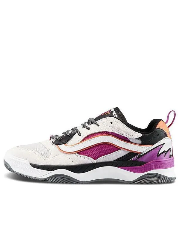 Кроссовки brux wc wear-resistant non-slip retro sports shoe white purple Vans — изображение 1 из 4, белый/фиолетовый