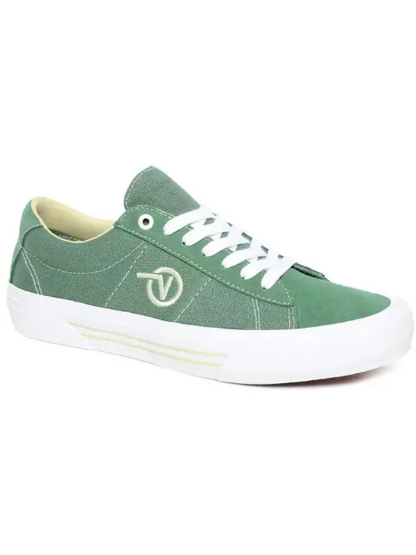 Кроссовки saddle sid pro 'hedge green' Vans — изображение 3 из 4, зеленый