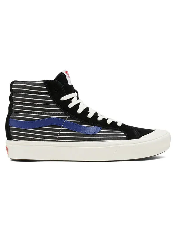 Кроссовки style 138 lx comfycush high 'black checker' Vans — изображение 2 из 4, черный