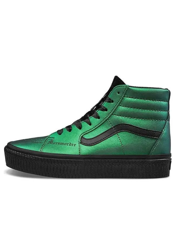 Кроссовки harry potter x sk8-hi platform rb 'morsmordre dark arts' Vans — изображение 1 из 4, зеленый