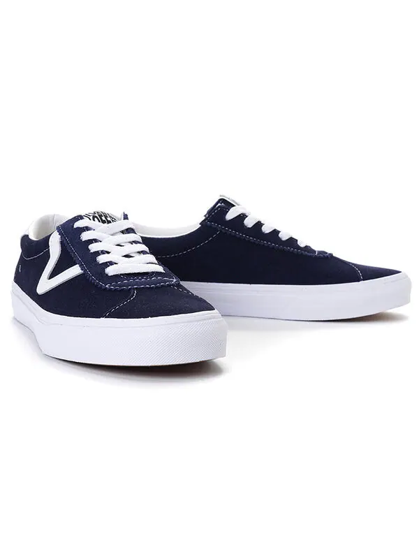 Кроссовки sports sneakers dark-blue dark blue Vans — изображение 2 из 4, синий