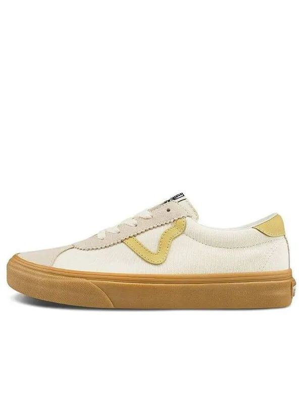 Кроссовки sport white retro low tops casual skateboarding shoes white Vans — изображение 1 из 4, белый