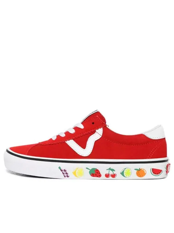 Кроссовки sport 'sidewall print - fruits' Vans — изображение 1 из 4, красный