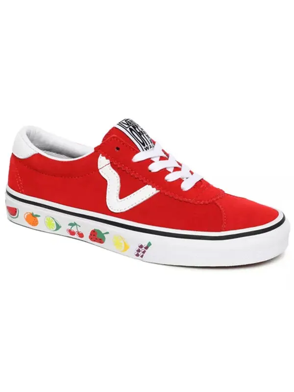 Кроссовки sport 'sidewall print - fruits' Vans — изображение 3 из 4, красный