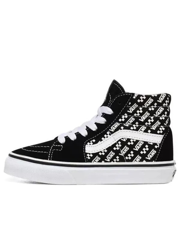 Кроссовки sk8-hi kids black/white Vans — изображение 1 из 4, черный/белый