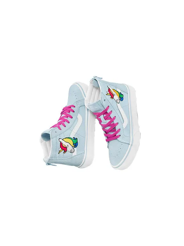 Кроссовки sk8-hi k blue light blue Vans — изображение 4 из 4, светлый синий