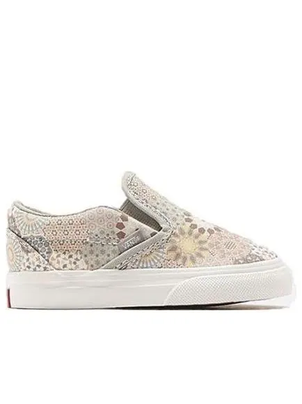 Кроссовки kith x vault og classic slip-on 'multi tile' Vans — изображение 1 из 1, бежевый