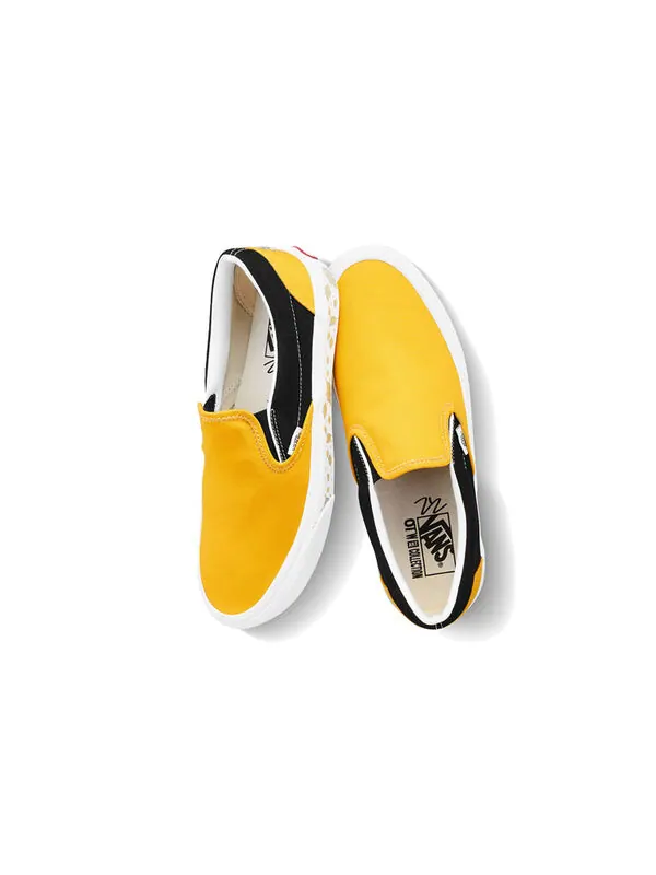 Кроссовки slip-on black yellow 'black yellow' Vans — изображение 4 из 4, черный/желтый