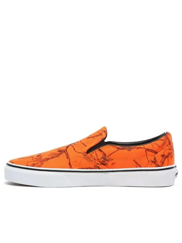 Кроссовки classic slip-on yellow orange Vans — изображение 1 из 4, оранжевый