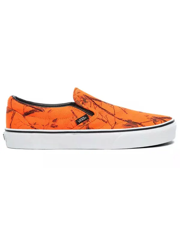 Кроссовки classic slip-on yellow orange Vans — изображение 3 из 4, оранжевый