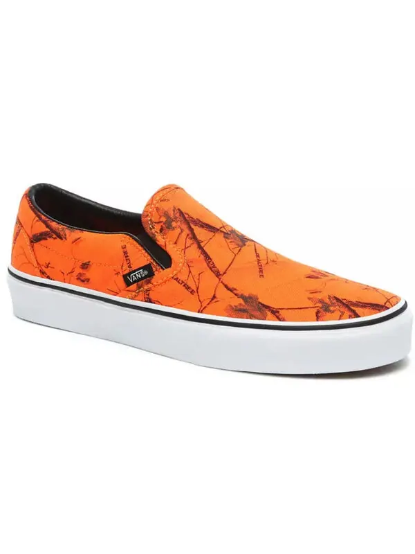 Кроссовки classic slip-on yellow orange Vans — изображение 4 из 4, оранжевый