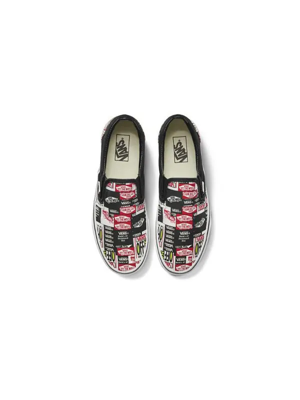 Кроссовки slip-on 'label mix' Vans — изображение 3 из 4, черный