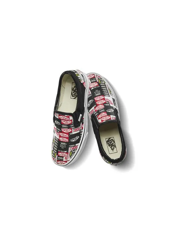 Кроссовки slip-on 'label mix' Vans — изображение 4 из 4, черный