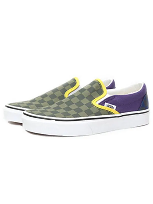 Кроссовки classic slip-on 'otw rally' Vans — изображение 4 из 4, зеленый, фиолетовый