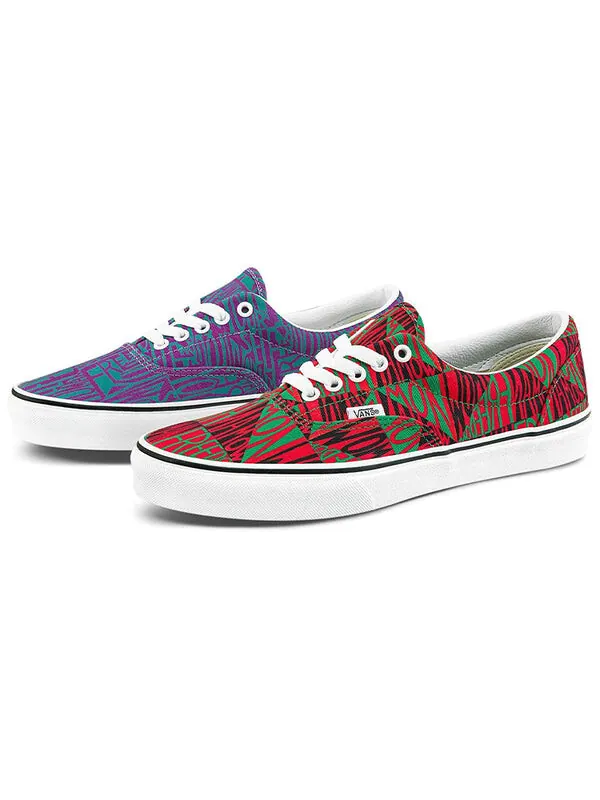 Кроссовки moma x era 'faith ringgolds feminist posters' Vans — изображение 2 из 4, фиолетовый/красный