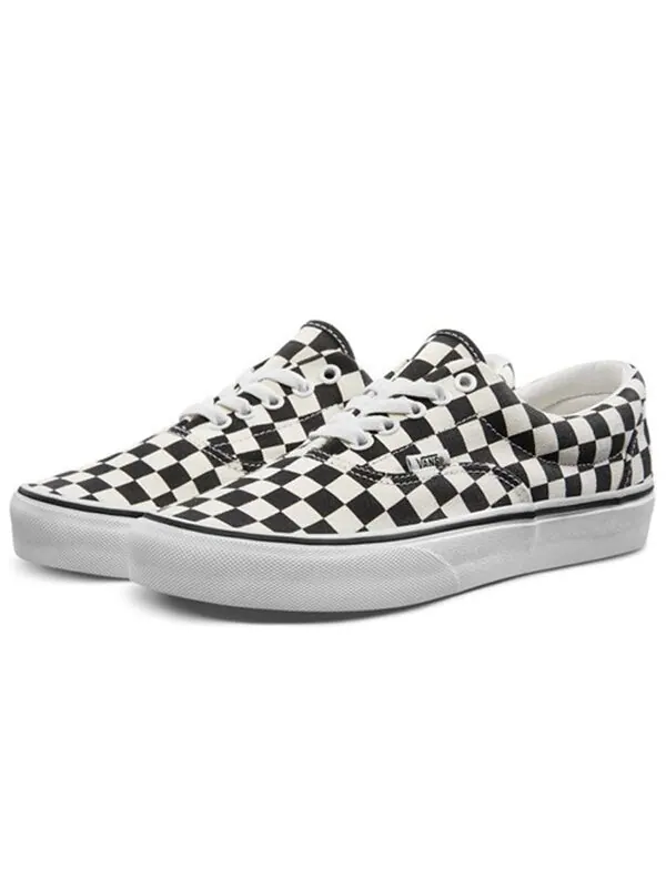 Кроссовки era 'checkerboard marshmallow black' Vans — изображение 2 из 4, черный/белый