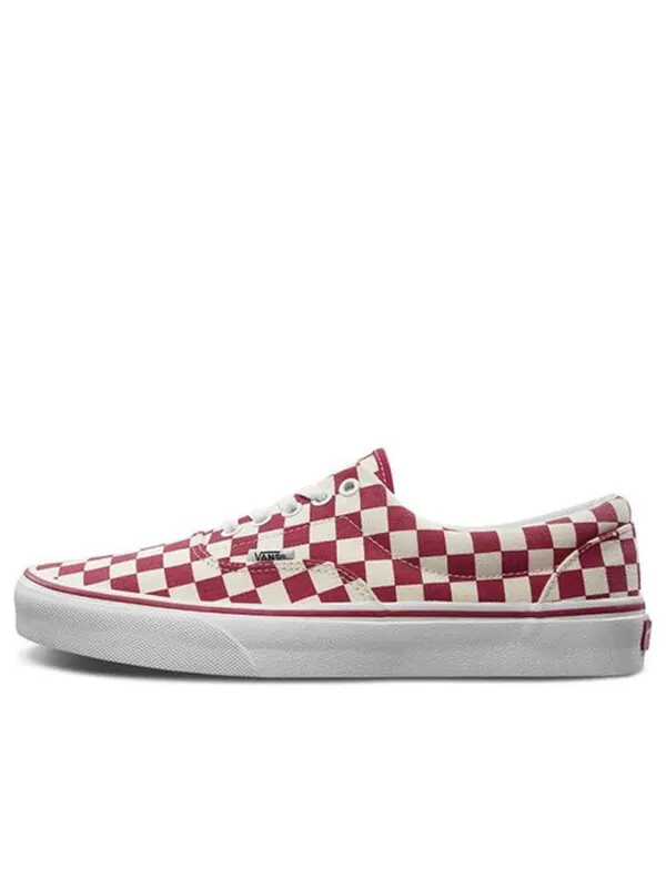 Кроссовки era checkerboard red Vans — изображение 1 из 4, красный/белый